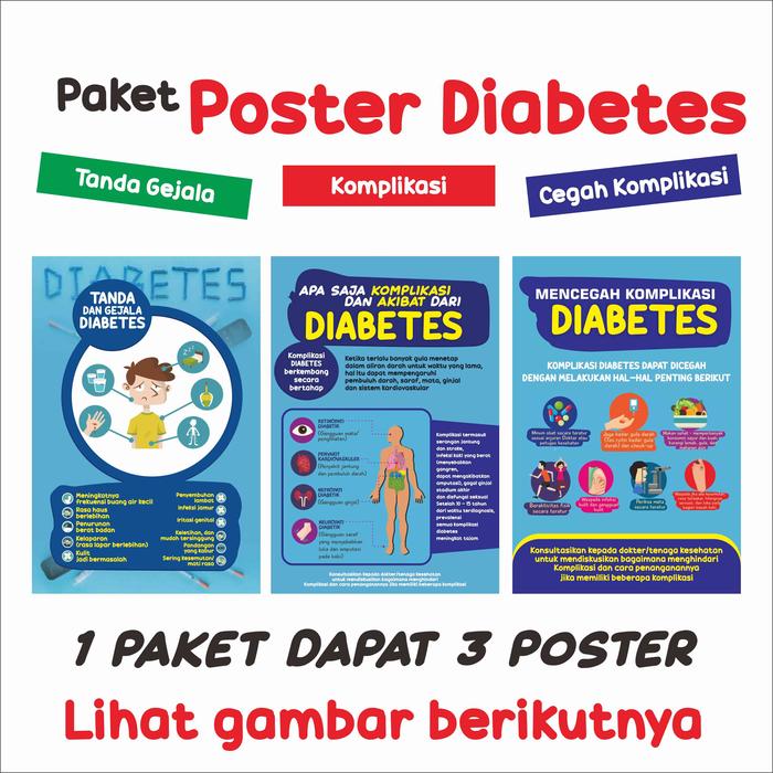 Gambar Poster Kesehatan - Poster Diabetes - Lengkap dari Sahabat Sejasa undefined Tokopedia