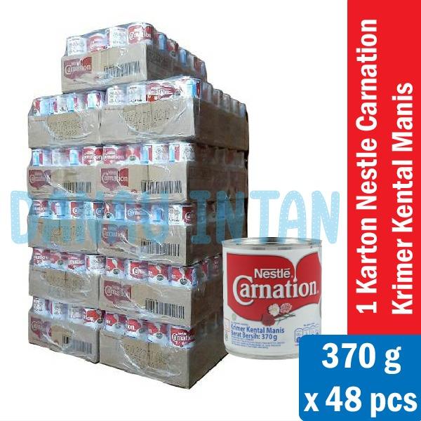 Gambar 1 Dus/Karton 48 Kaleng Nestle Carnation Krimer Susu Kental Manis 370Gr dari Danau Intan undefined Tokopedia