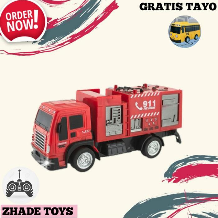 Gambar Mainan mobil remote kontrol pemadam kebakaran - 1159a dari ZHADE TOYS undefined Tokopedia