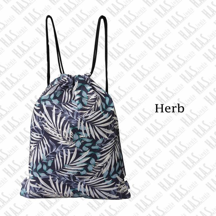 Gambar STRING BAG / STRINGBAG / TAS SERUT / GYMSACK TWILL KANVAS MOTIF JOGJA - 4 dari Novits Online Shop undefined Tokopedia