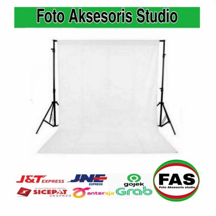 Gambar Background foto polos warna pink 2,5 x 3 meter - Putih dari Foto Aksesoris Studio undefined Tokopedia