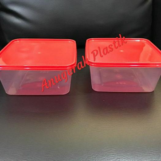 Gambar Thinwall 1500 ml Square + Tutup Merek FIM HARGA 1 ROLL ISI 25 PCS - Merah dari TOKO ANUGERAH PLASTIK undefined Tokopedia