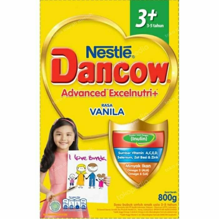 Gambar DANCOW 3+ VANILA BOX 800G dari toko murah meriah. undefined Tokopedia