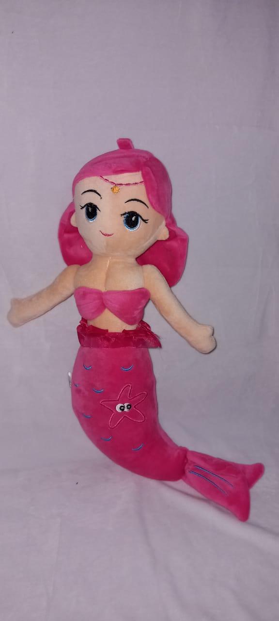 Gambar Boneka mermaid 70 cm Boneka duyung bahan plust yelvo inport halus tinggi 70cm Hadiah Anak Dolls Dolls Toys boneka - Merah Muda dari unatoys undefined Tokopedia