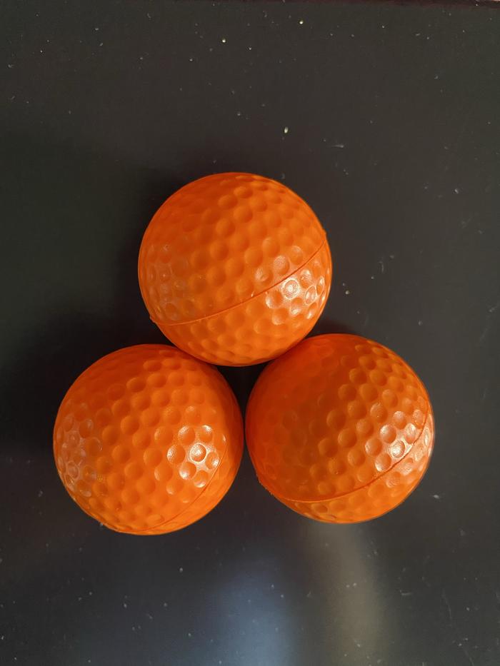 Gambar Bola golf foam practice yellow - Orange dari Jamiee undefined Tokopedia