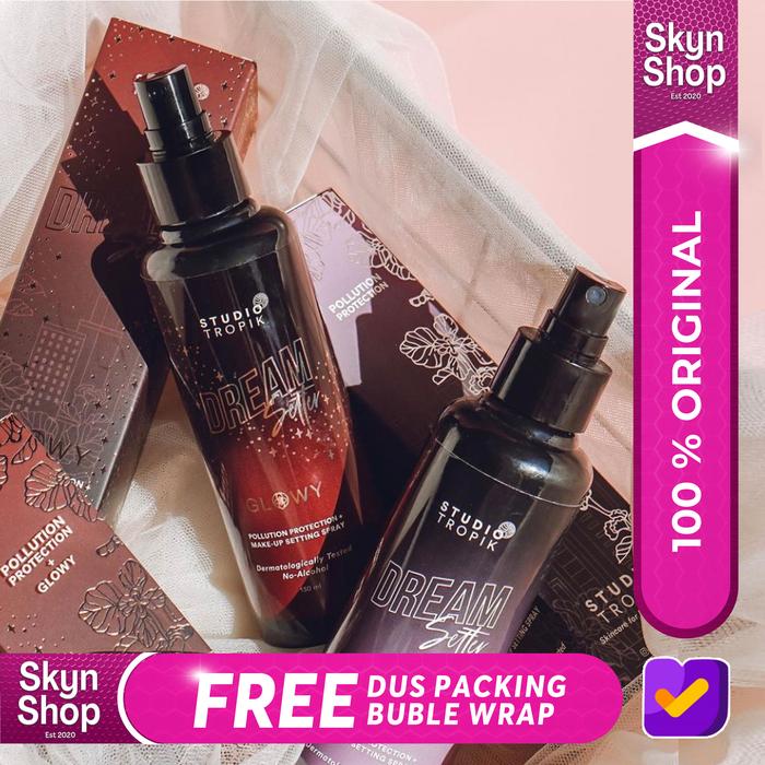 Gambar Setting Spray STUDIO TROPIK Dream Setter / Glowy Pollution Protection - DS Glowy dari Skyn Shop Official undefined Tokopedia
