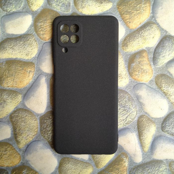Gambar Case Samsung Galaxy A22 4G Softcase Sandstone Silicon Anti Slip Casing - Hitam dari ArmiTech undefined Tokopedia