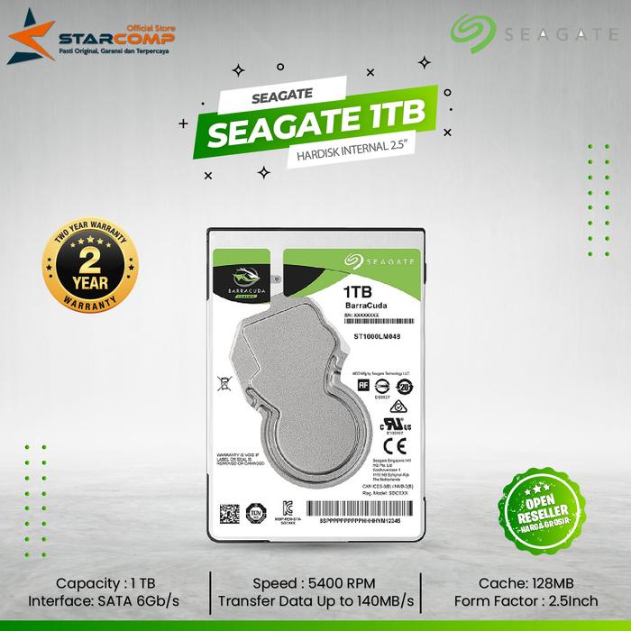 Gambar HDD Seagate Laptop 1TB 2.5" Notebook Hardisk Internal dari Starcomp Origin undefined Tokopedia