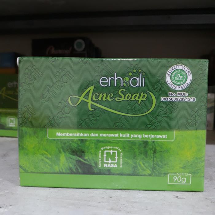 Gambar Sabun erhsali nasa - acne soap hijau dari Alysa Nasa Jakarta undefined Tokopedia