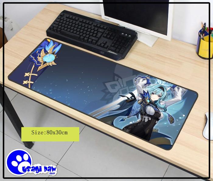 Gambar Custom Gaming Mousepad Matt Anti-Slip High Resolution - Genshin Impact dari Usagi Paw undefined Tokopedia