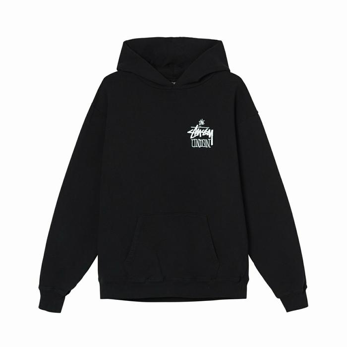 ★送料・関税込★Stussy★Stussy x Union Hoodie Black★ Jual Stussy x Union The Stussy Union Hoodie 