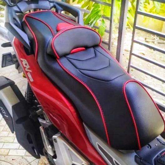 Gambar Cover jok ADV 150 Full mbtech Variasi Aksesoris Motor Honda adv - Hitam merah, Motor lainnya dari Ynstore New undefined 4 Tokopedia