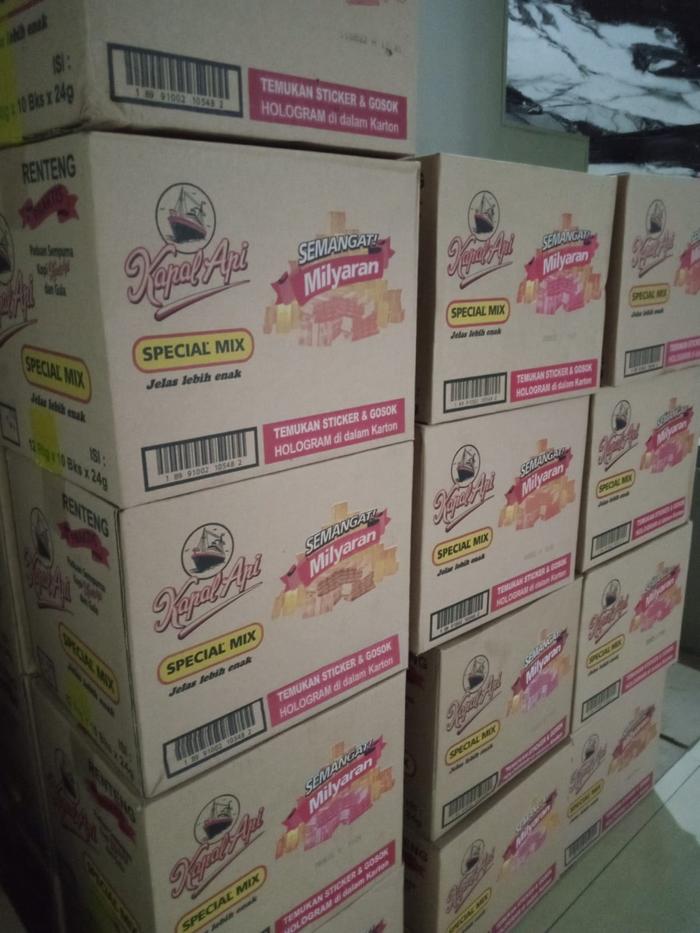 Gambar KOPI KAPAL API SPECIAL MIX 1 DUS (12 RENTENG / 120 Sachet) dari Elvina Zhafira Shop undefined Tokopedia