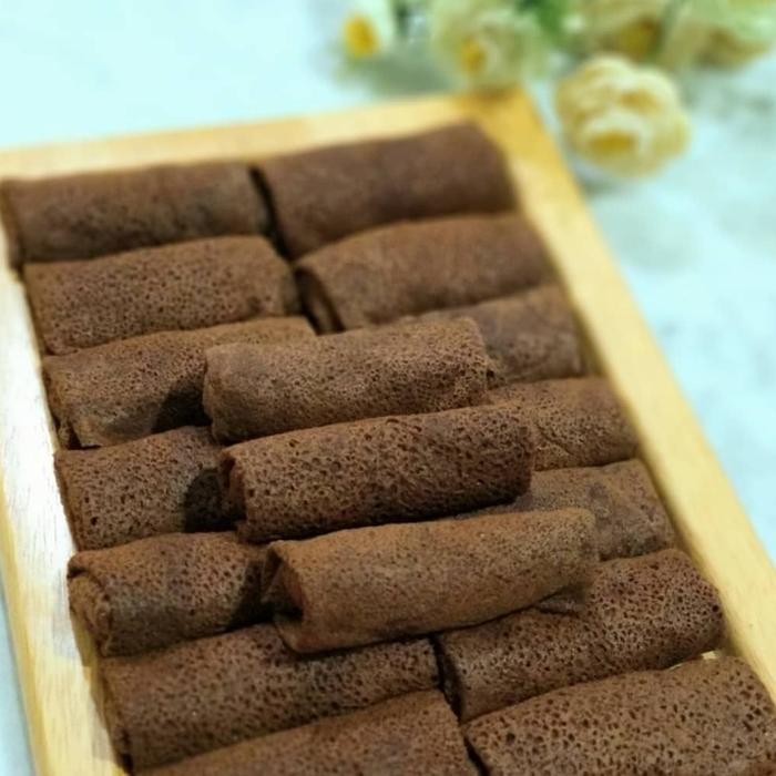 Gambar panekuk/pancake coklat isi vanila cream dari mikhaaa01 undefined Tokopedia