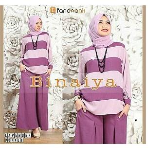 Gambar BAJU SETELAN BINAIYA BLOUSE-FASHION WANITA-ATASAN WANITA - LILAC, all size dari SHIN MODE undefined Tokopedia
