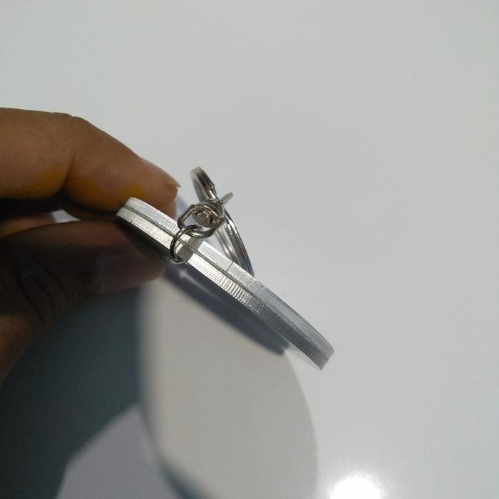 Gambar Gantungan Kunci / Ganci Akrilik Lingkaran Diameter 4.4cm - Doube Side B dari CENTRONIX SHOPPU undefined 4 Tokopedia
