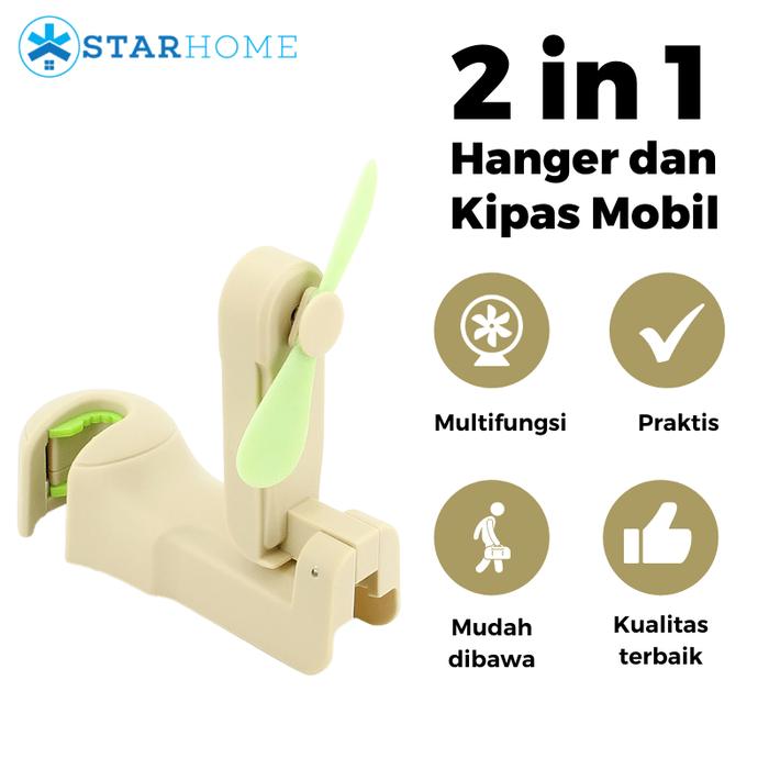 Gambar Kipas Angin Mobil Lengkap dengan Hanger Mobil Kipas Angin Penumpang - Cream dari Starhome Indonesia undefined Tokopedia