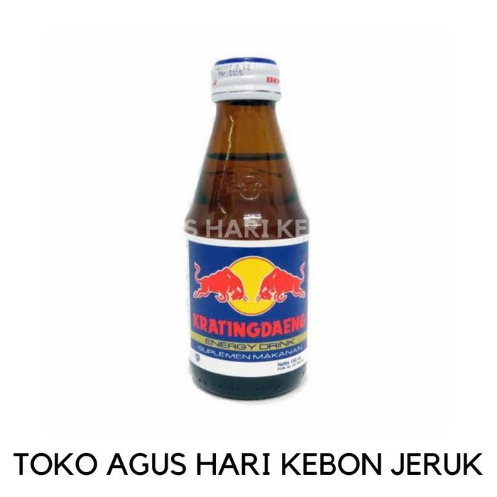 Gambar kratingdaeng 150ml 1 botol, minuman berenergi daeng kratingdeng dari Toko Agus Hari Kebun Jeruk undefined Tokopedia