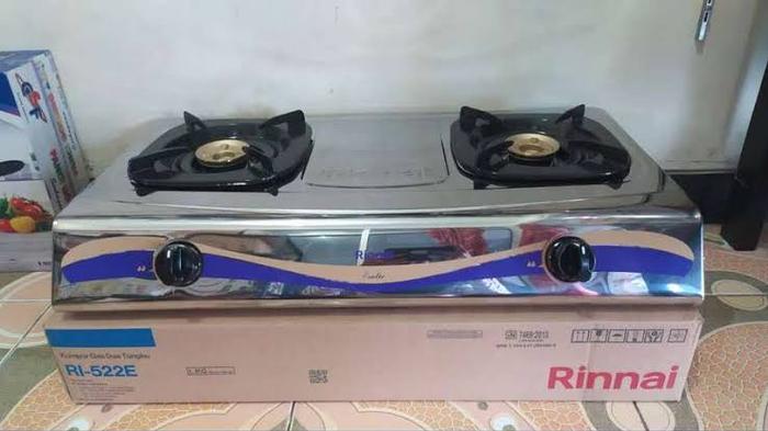 Jual Kompor Gas 2 Tungku Rinnai 522E, Rinnai 522E - Kab. Deli Serdang -  Putra Jaya Bandar Setia | Tokopedia