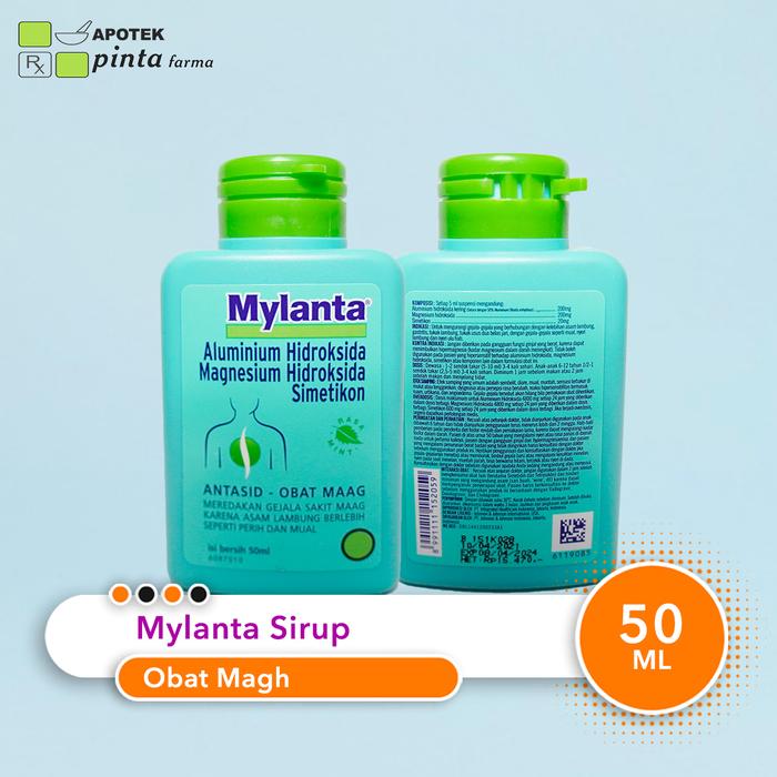 Gambar Mylanta Sirup / Mylanta Cair 50 ml , 150 ml - 50 ml dari APOTEK PINTA FARMA undefined Tokopedia