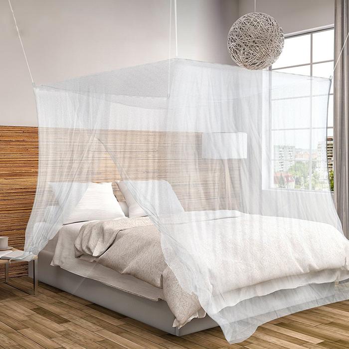 Gambar Kelambu anti nyamuk model Gantung Model Kotak Polos ukuran 200x180 cm - Putih dari houseofcimut undefined Tokopedia