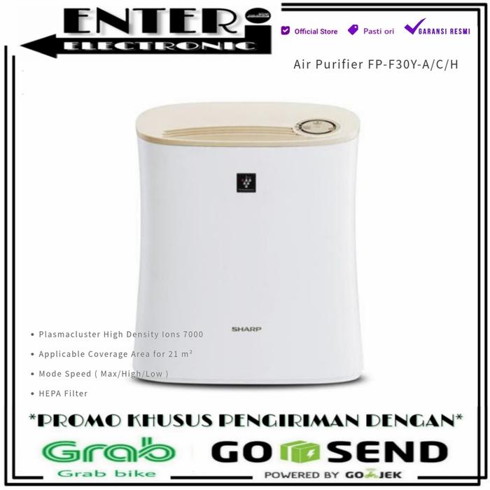 Gambar SHARP FP F30Y A C H - AIR PURIFIER SHARP FPF30Y A C H PLASMACLUSTER - Gold dari Enter Electronic undefined Tokopedia