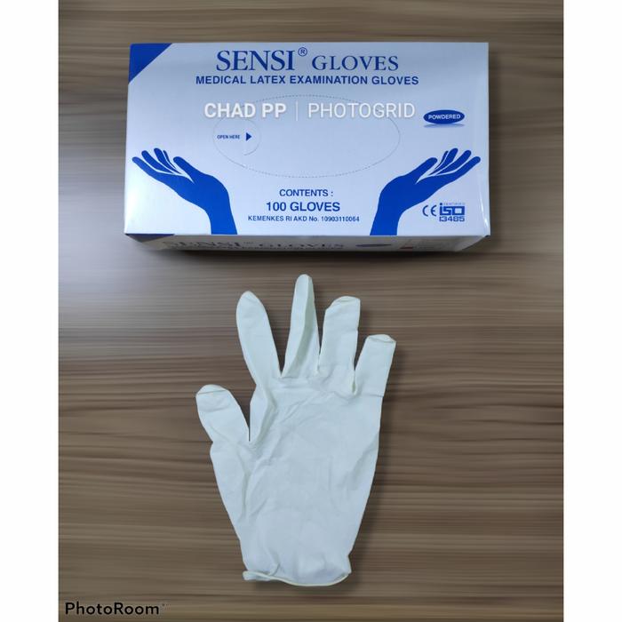 Jual Latex Gloves Sarung Tangan Rumah Sakit Sensi M Jakarta Barat Chad Pp Tokopedia