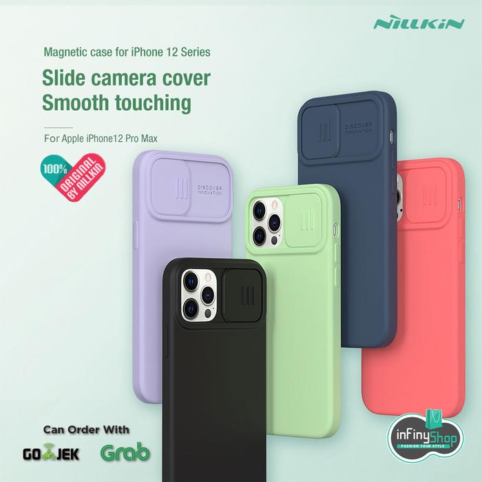 Promo APPLE IPHONE 12 PRO MAX CAMSHIELD SILKY MAGNETIC SILICONE CASE di  Infinyshopid Tokopedia - Main Image