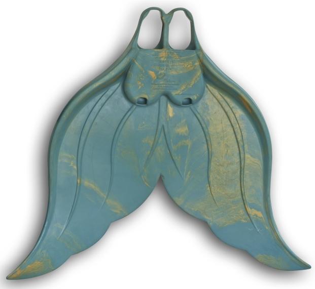 Gambar Mahina Mermaids Fin - Rubber Monofins for Kids - Aqua, 36-37 dari OCEAN KING DIVE SHOP undefined Tokopedia
