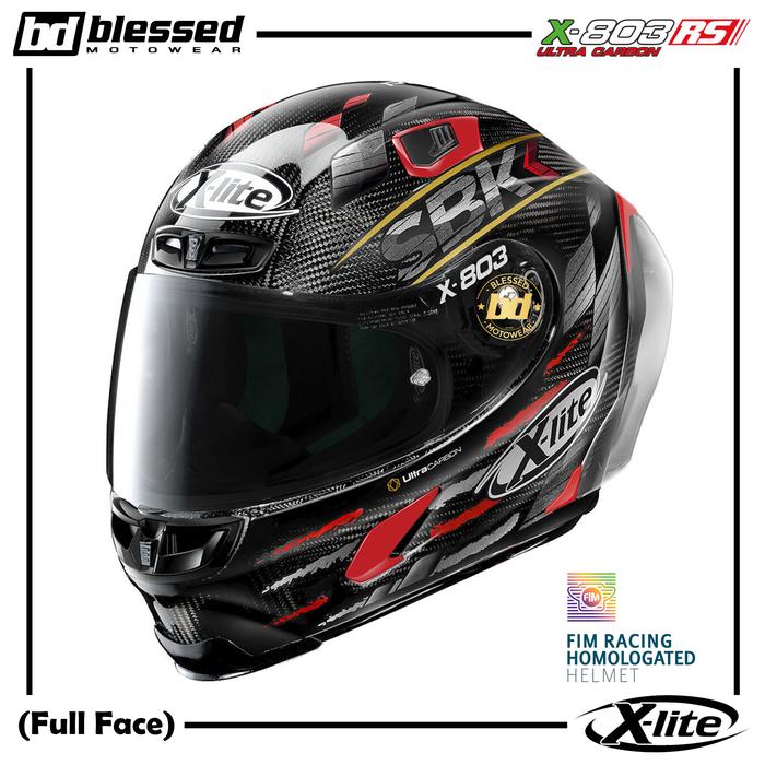 Jual Xlite X803RS / X-803 RS / X803 RS Ultra Carbon SBK 032 - Kota Malang -  Blessed Motowear | Tokopedia