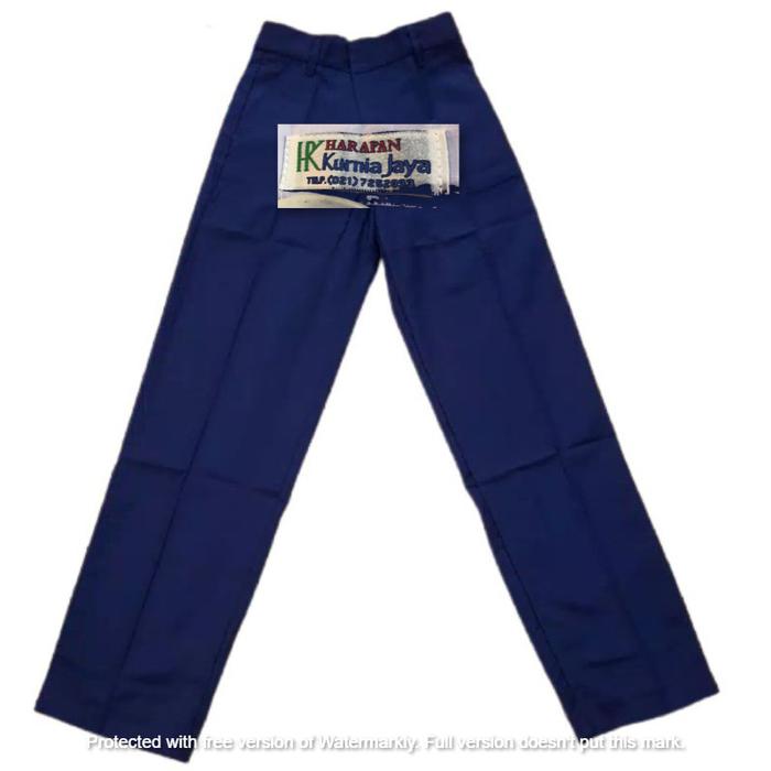 Gambar Celana Sekolah Panjang (Pinggang KARET) - Seragam Sekolah - 23 - 24, Putih dari HKJ Kurnia Jaya Mayestik undefined Tokopedia
