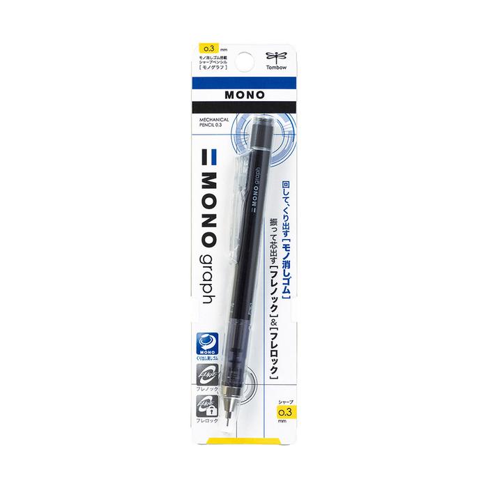 Gambar TOMBOW Mono Graph 0.3mm Mechanical Pencil - Black dari dreamshop.jkt undefined Tokopedia
