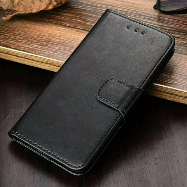 Gambar soft case VIVO Y20 / Y20i / Y20S G / Y12S flip cover kulit leather - Hitam, Y20i dari fariancase undefined Tokopedia