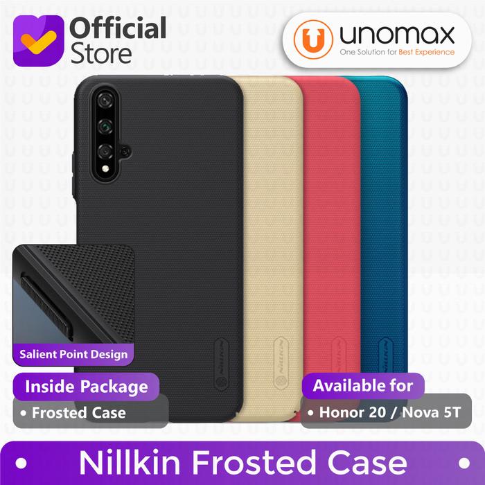 Gambar Hard Case Compatible With Huawei nova 5T / Honor 20 Nillkin Frosted - Hitam dari unomax undefined Tokopedia