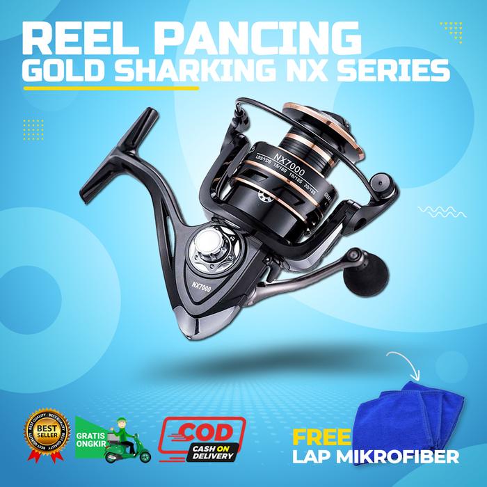 Gambar Gold Sharking NX2000/NX4000/NX6000 Reel Pancing Fishing Murah Premium - NX2000 dari Canguchi Sport undefined Tokopedia