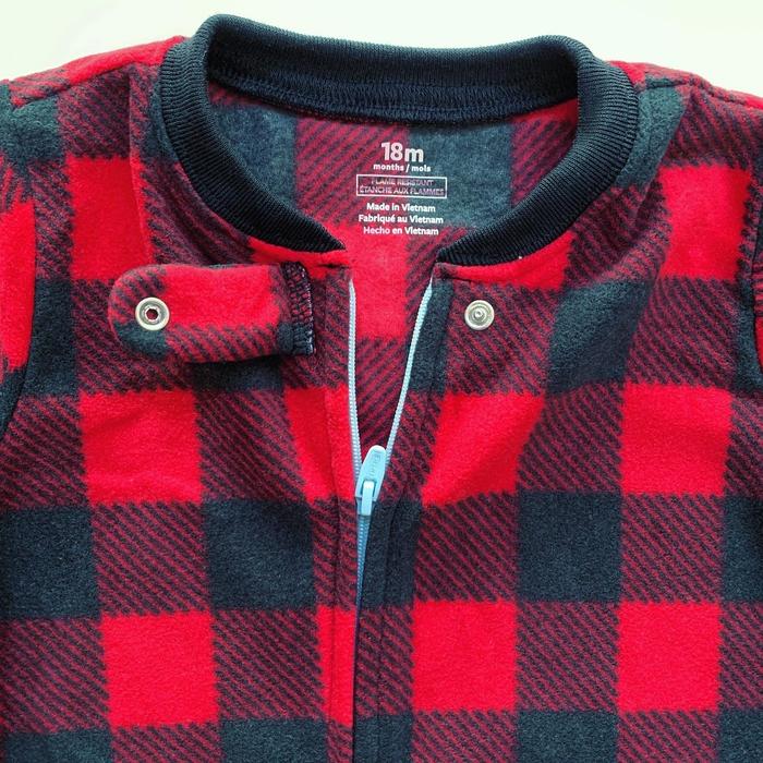 Gambar Baby Toddler Boy 6M-5T Footed Pajamas Sleep Suit Piyama Anak Laki Laki - RED PLAID, 18M dari afkidsbranded undefined Tokopedia