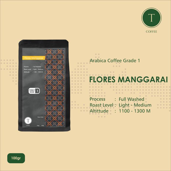 Gambar Kopi Arabika Flores Manggarai 100 gram (Biji/Bubuk) - Biji - Bubuk Kasar dari Taki Coffee Roaster undefined Tokopedia