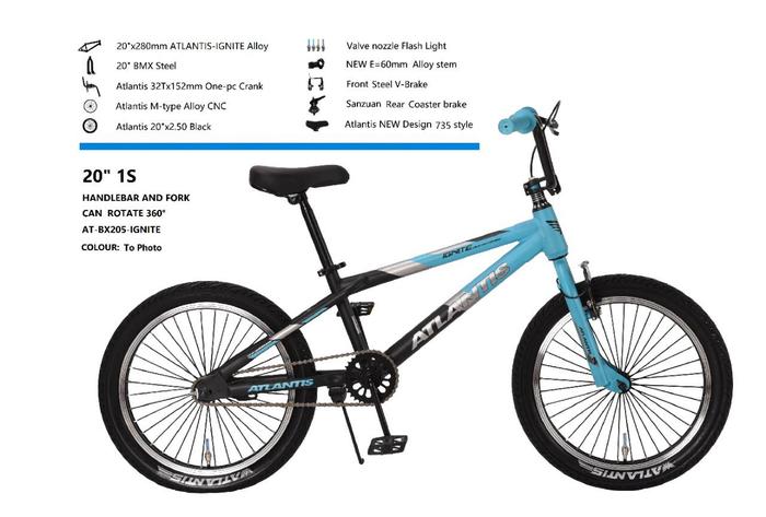 Jual Sepeda BMX 20 Atlantis IGNITE 