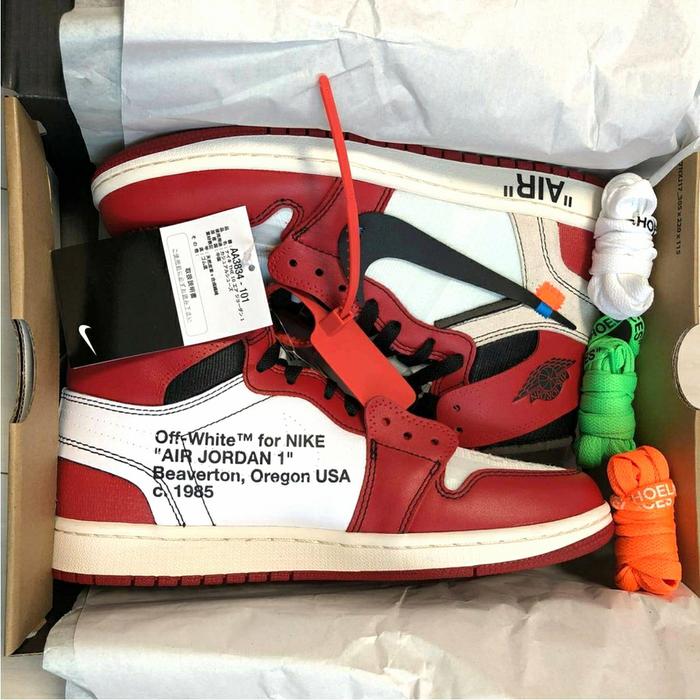 Jual Nike Air Jordan 1 high X OFF WHITE 
