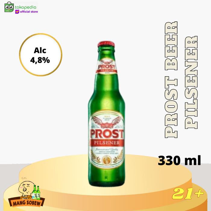 Gambar Prost Beer Pilsener Botol 330ml dari Mang Sobew undefined Tokopedia