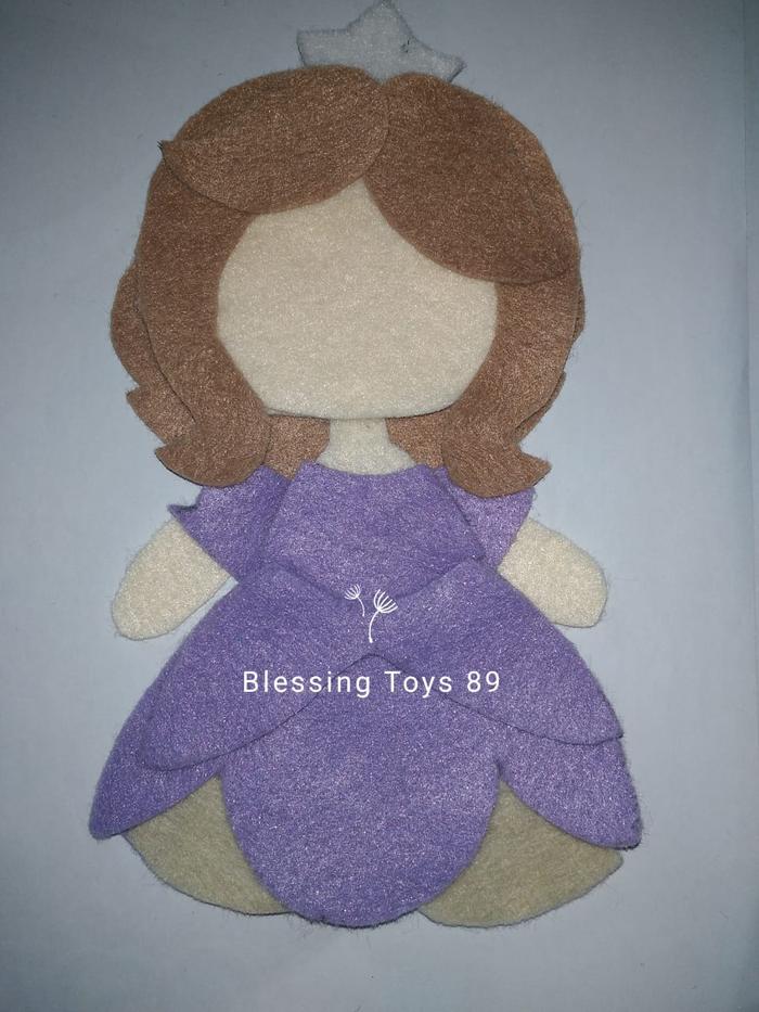Gambar Pola Boneka Flanel Karakter Princess Sofia tinggal dijahit - Kecil dari Blessing Toys 89 undefined Tokopedia