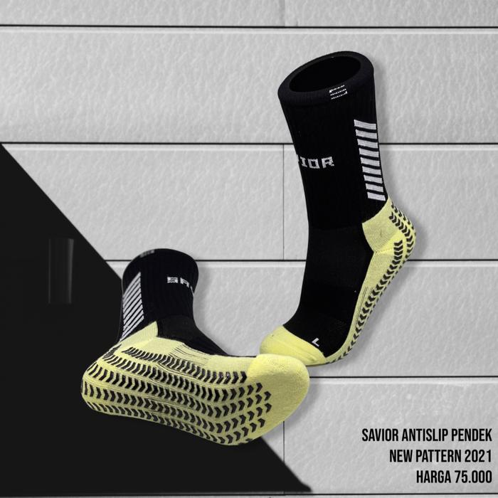 Gambar Savior Grip Socks Kaos Kaki Antislip Pendek Model 2021 - Hitam dari Savior Sport Shop undefined Tokopedia
