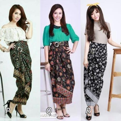 Gambar Rok Lilit Kain Batik Bawahan Kebaya Modern Aneka Motif - MOTIF P-R dari Toko Kebaya Nusantara undefined Tokopedia