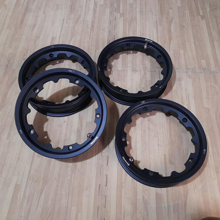 Gambar VELG PELEK RING 10 VESPA PX EXCEL SPRINT PTS SCARLET SILVER POLISH - Hitam dari Ohanania undefined Tokopedia