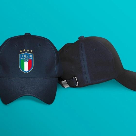 Jual Topi baseball premium bola Italy logo custom Jakarta Timur
