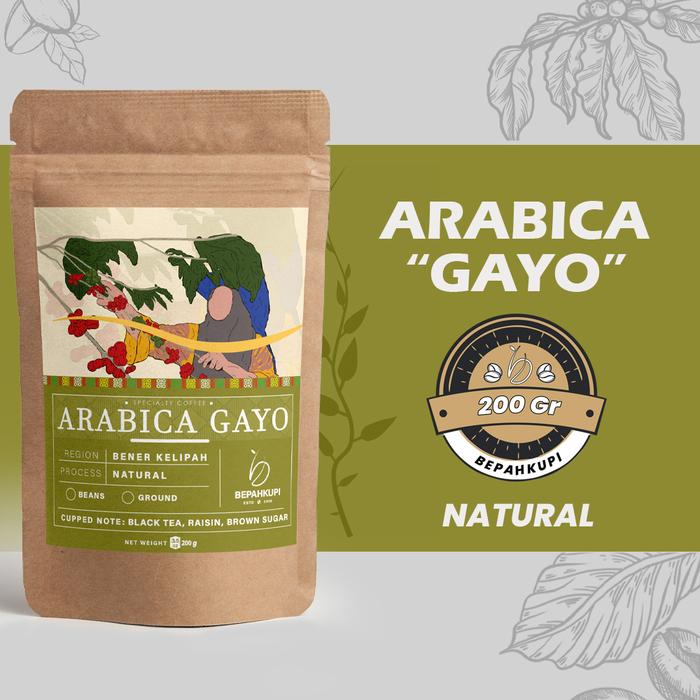 Gambar Kopi Arabika Gayo BEPAHKUPI Natural 100-200gr || Biji Sangrai /Bubuk - 100 Gr, Biji dari Bepahkupi Indonesia Kab. Tangerang Tokopedia