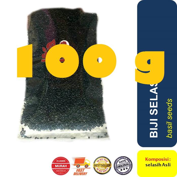 Gambar Biji Selasih 1 kg - 100 gram dari dbumbu undefined Tokopedia