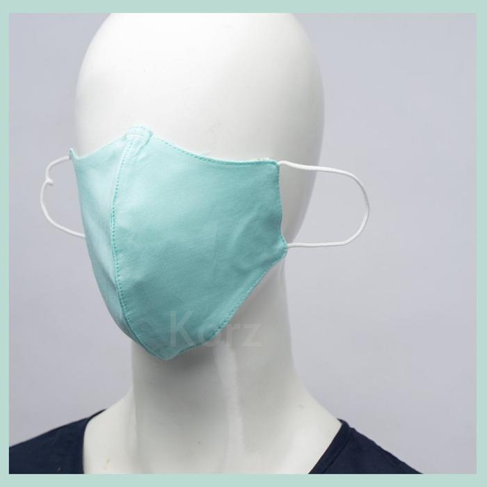 Gambar BlueButton 5 Pc Masker Kain 2 Ply Anti Air - earloop green dari BlueButton undefined Tokopedia