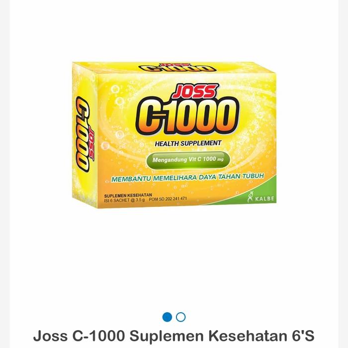 Gambar Joss C-1000 Suplemen Kesehatan 6'S dari MN&amp;Moazam undefined Tokopedia