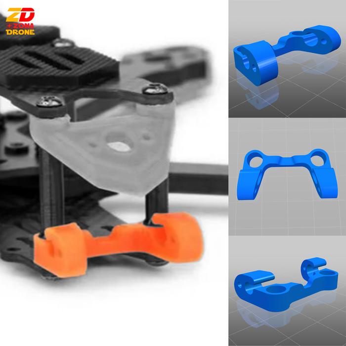 Jual T-Motor FT5 Rear Immortal T Antenna Crossfire Frsky R9 Mount - Main Image